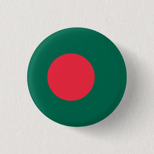 Badge Rond 2,50 Cm Bouton Pinback du drapeau patriotique bangladais (Devant)