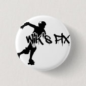 Badge Rond 2,50 Cm Bouton Pix de WiK (Devant)