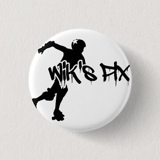 Badge Rond 2,50 Cm Bouton Pix de WiK (Devant)