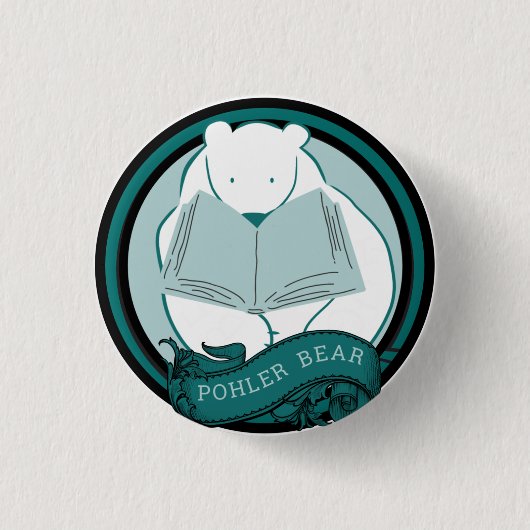 Badge Rond 2,50 Cm Bouton Pohler Bear (Devant)