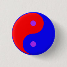 Bouton politique Yin Yang