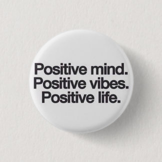 Badge Rond 2,50 Cm bouton positif de vibe