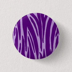 Badge Rond 2,50 Cm Bouton Poster de animal violet