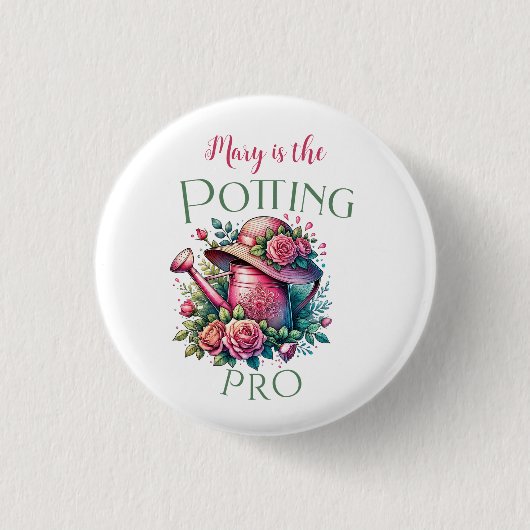 Badge Rond 2,50 Cm Bouton Pot Pro (Devant)