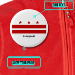Badge Rond 2,50 Cm Bouton Pride Washington DC<br><div class="desc">Montrez votre fierté dans votre ville avec ce bouton.</div>