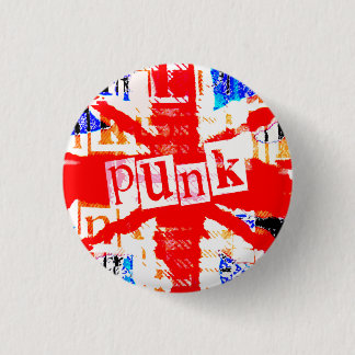 Badge Rond 2,50 Cm Bouton Punk Union Jack