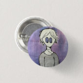 Badge Rond 2,50 Cm Bouton Purple Fella (Devant & derrière)