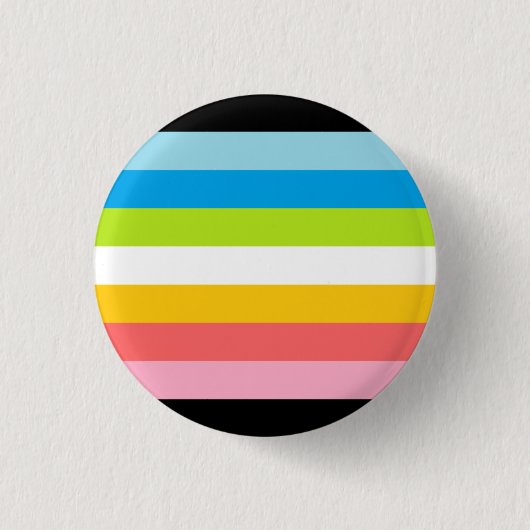 Badge Rond 2,50 Cm Bouton Quer Pride (Devant)