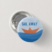 Badge Rond 2,50 Cm Bouton Quitter (Devant & derrière)