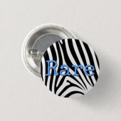 Badge Rond 2,50 Cm Bouton rare de la maladie (Devant & derrière)