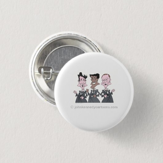 Badge Rond 2,50 Cm Bouton Rat Pack (Devant & derrière)