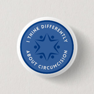 Badge Rond 2,50 Cm Bouton Réfléchir différemment - Petit