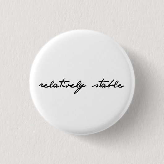 Badge Rond 2,50 Cm Bouton relativement stable (Devant)