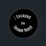 Badge Rond 2,50 Cm Bouton Réussite "Échap Room"<br><div class="desc">"Escape Room" Réussite Boutons pour votre soirée "échapper room" à donner à vos invités pour célébrer!</div>