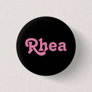 Badge Rond 2,50 Cm Bouton Rhea