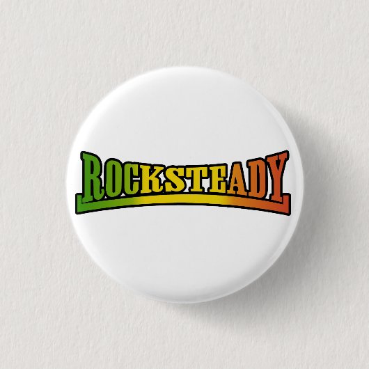 Badge Rond 2,50 Cm Bouton Rocksteady de reggae (Devant)