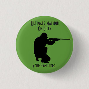 Badge Rond 2,50 Cm Bouton rond Conception du Soldat en service