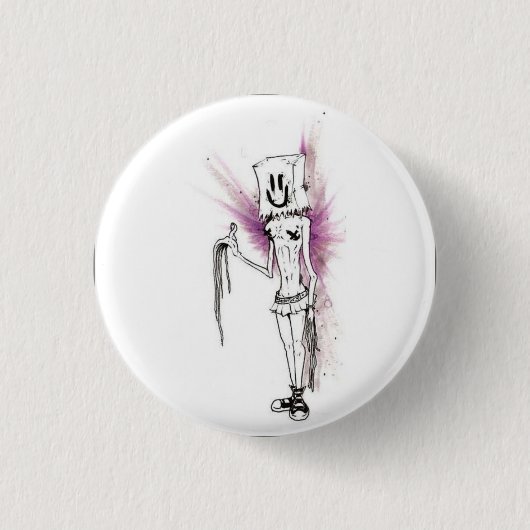 Badge Rond 2,50 Cm Bouton rond - customisé (Devant)