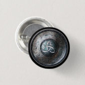 Badge Rond 2,50 Cm Bouton rond de bouclier - emblème de Triquetra (Devant & derrière)