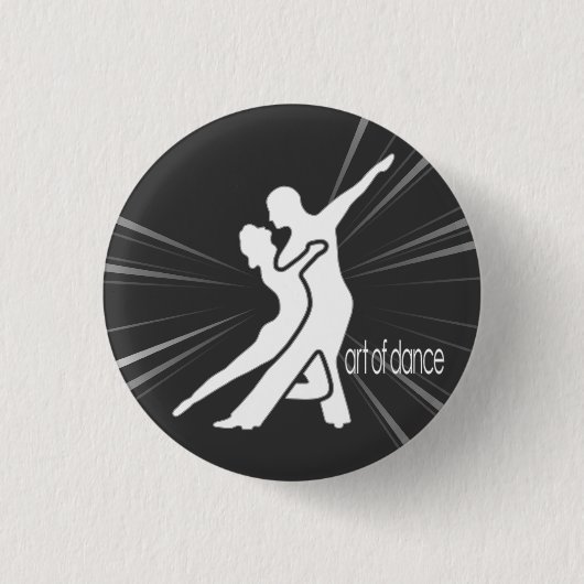 Badge Rond 2,50 Cm Bouton rond de logo blanc (Devant)