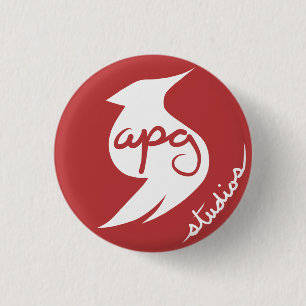 Badge Rond 2,50 Cm Bouton rond de logo de studios d'APG