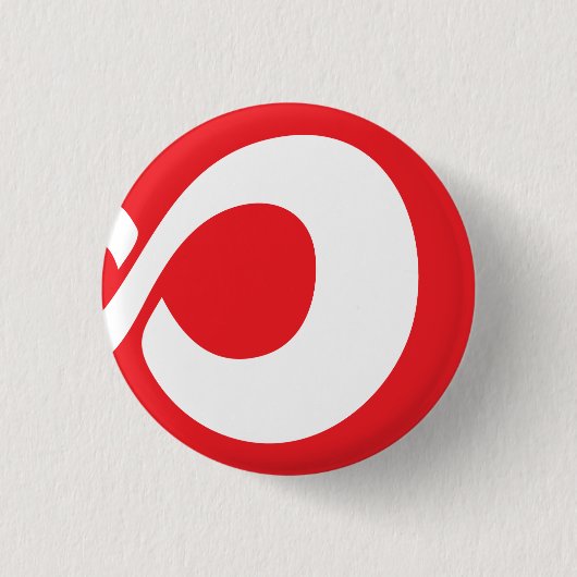 Badge Rond 2,50 Cm Bouton rond de logo d'InfiniteRed (Devant)