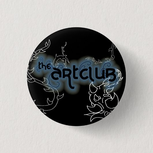 Badge Rond 2,50 Cm Bouton rond de vigne (Devant)