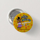 Badge Rond 2,50 Cm Bouton rond occupé de Bri (Devant & derrière)