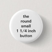Badge Rond 2,50 Cm bouton rond petit 1 1/4 pouce (Devant)