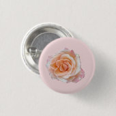 Badge Rond 2,50 Cm Bouton rose (Devant & derrière)