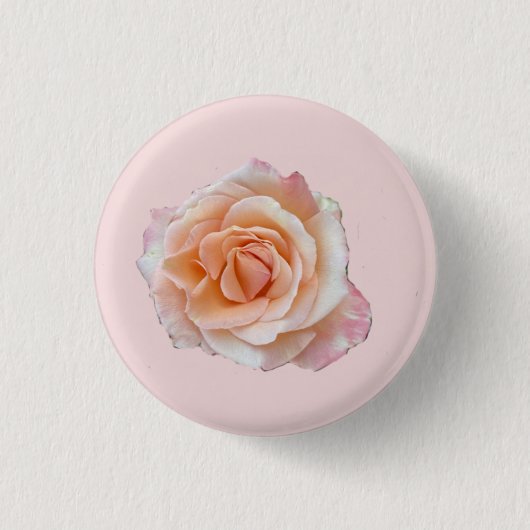 Badge Rond 2,50 Cm Bouton rose (Devant)