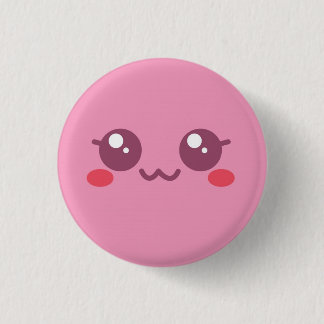 Badge Rond 2,50 Cm Bouton rose Vers 2 de visage de souffle