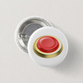 Badge Rond 2,50 Cm Bouton rouge d'urgence (Devant & derrière)