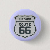 Badge Rond 2,50 Cm Bouton Route historique 66 (Devant)