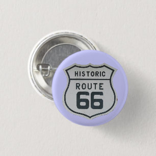 Badge Rond 2,50 Cm Bouton Route historique 66