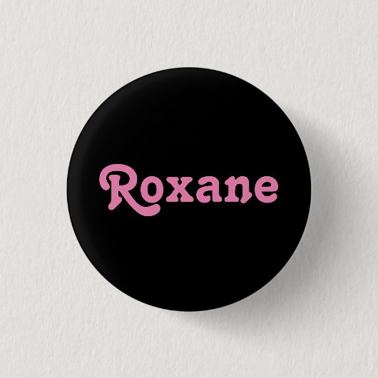 Badge Rond 2,50 Cm Bouton Roxane (Devant)