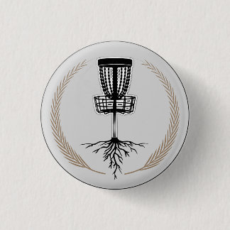 Badge Rond 2,50 Cm Bouton Sac Racines du panier de golf du disque