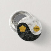 Badge Rond 2,50 Cm Bouton sacré de Chao (Devant & derrière)