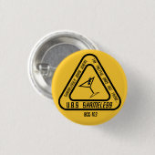 Badge Rond 2,50 Cm Bouton sans scrupule d'U.B.S mini (Devant & derrière)