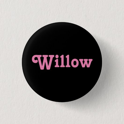 Badge Rond 2,50 Cm Bouton Saule (Devant)