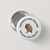 Badge Rond 2,50 Cm Bouton sec (Devant & derrière)