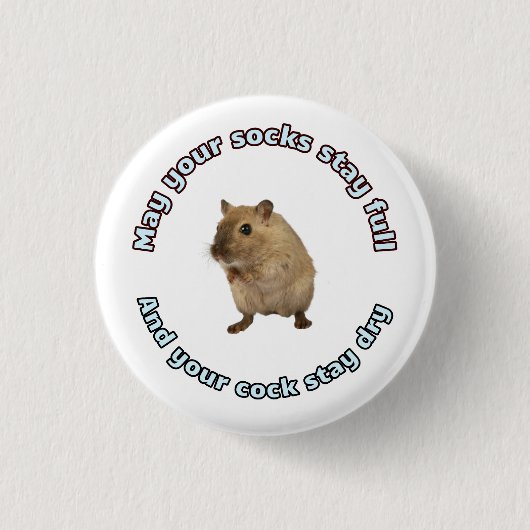 Badge Rond 2,50 Cm Bouton sec (Devant)