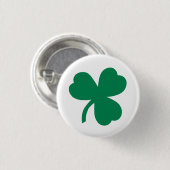 Badge Rond 2,50 Cm Bouton shamrock (Devant & derrière)