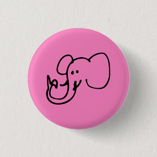 Badge Rond 2,50 Cm Bouton simple de PERSONNE ABAISSÉE