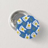 Badge Rond 2,50 Cm Bouton Smiley Pop (Devant & derrière)