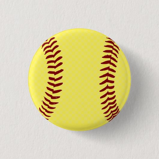 Badge Rond 2,50 Cm bouton softball (Devant)