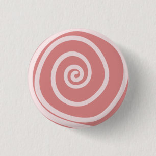 Badge Rond 2,50 Cm Bouton spirale couleur personnalisable