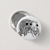 Badge Rond 2,50 Cm Bouton Stardust (Devant & derrière)