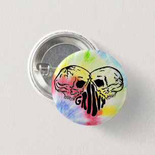 Badge Rond 2,50 Cm Bouton super