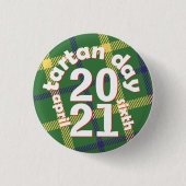 Badge Rond 2,50 Cm Bouton Tartan Day 2021 (Devant)